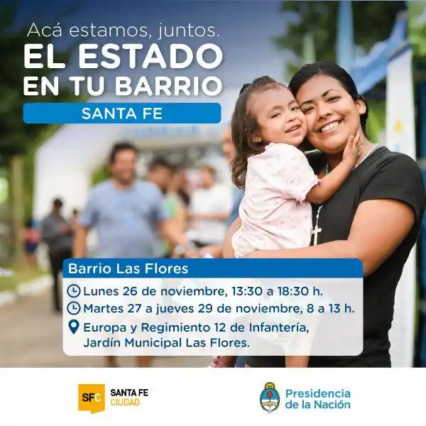 “El Estado en tu Barrio” regresa a Barrio Las Flores