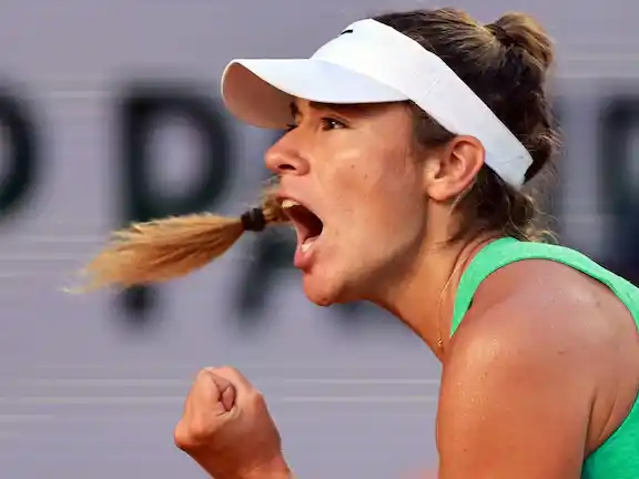 Batacazo de Solana Sierra en París ante la N°13 del mundo, Jasmine Paolini. Foto:RG