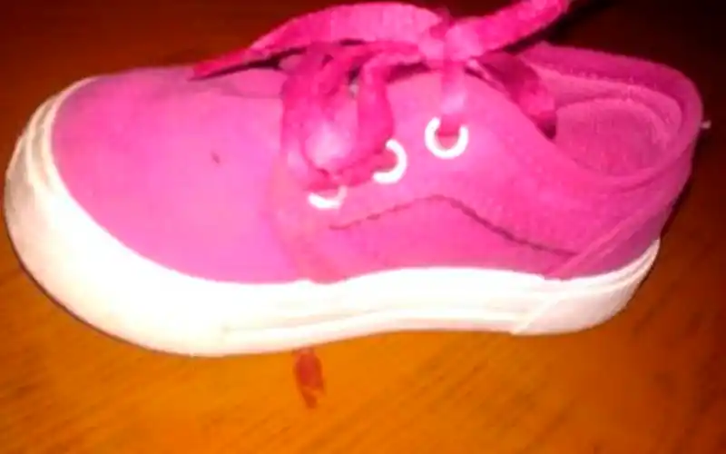 Zapatilla encontrada en calle Chivilcoy