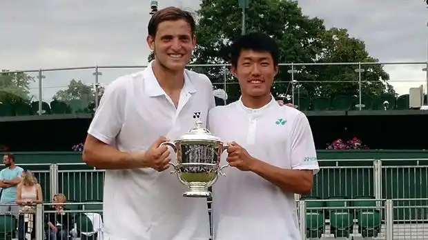 Axel Geller, la joven promesa de 18 años que fue campeón de Wimbledon