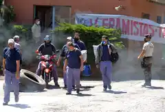 El recambio de turnos en la exLoimar se dio sin sobresaltos y con custodia policial 