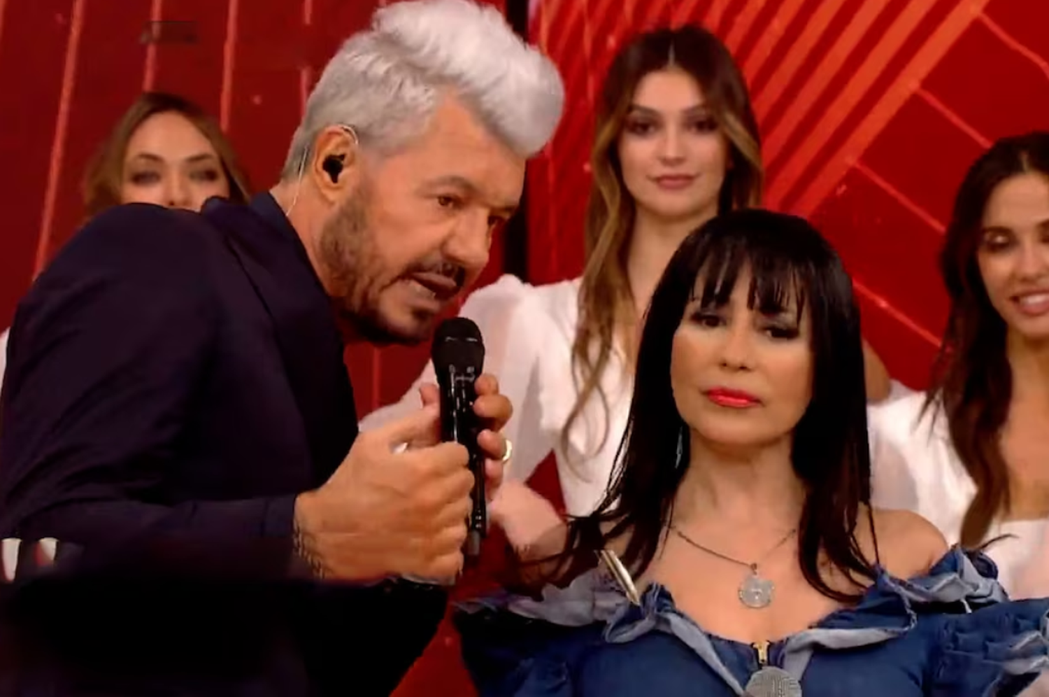 Marcelo Tinelli y Marixa Balli
