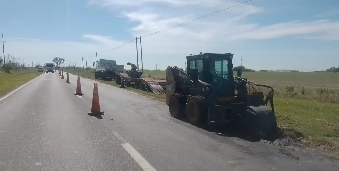 Las mejoras representan el fresado de deformaciones en la calzada.