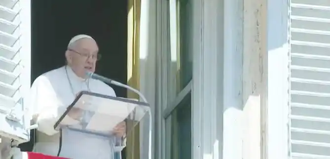 Francisco invitó a comprender ����la sed de Dios�"�" que tenemos