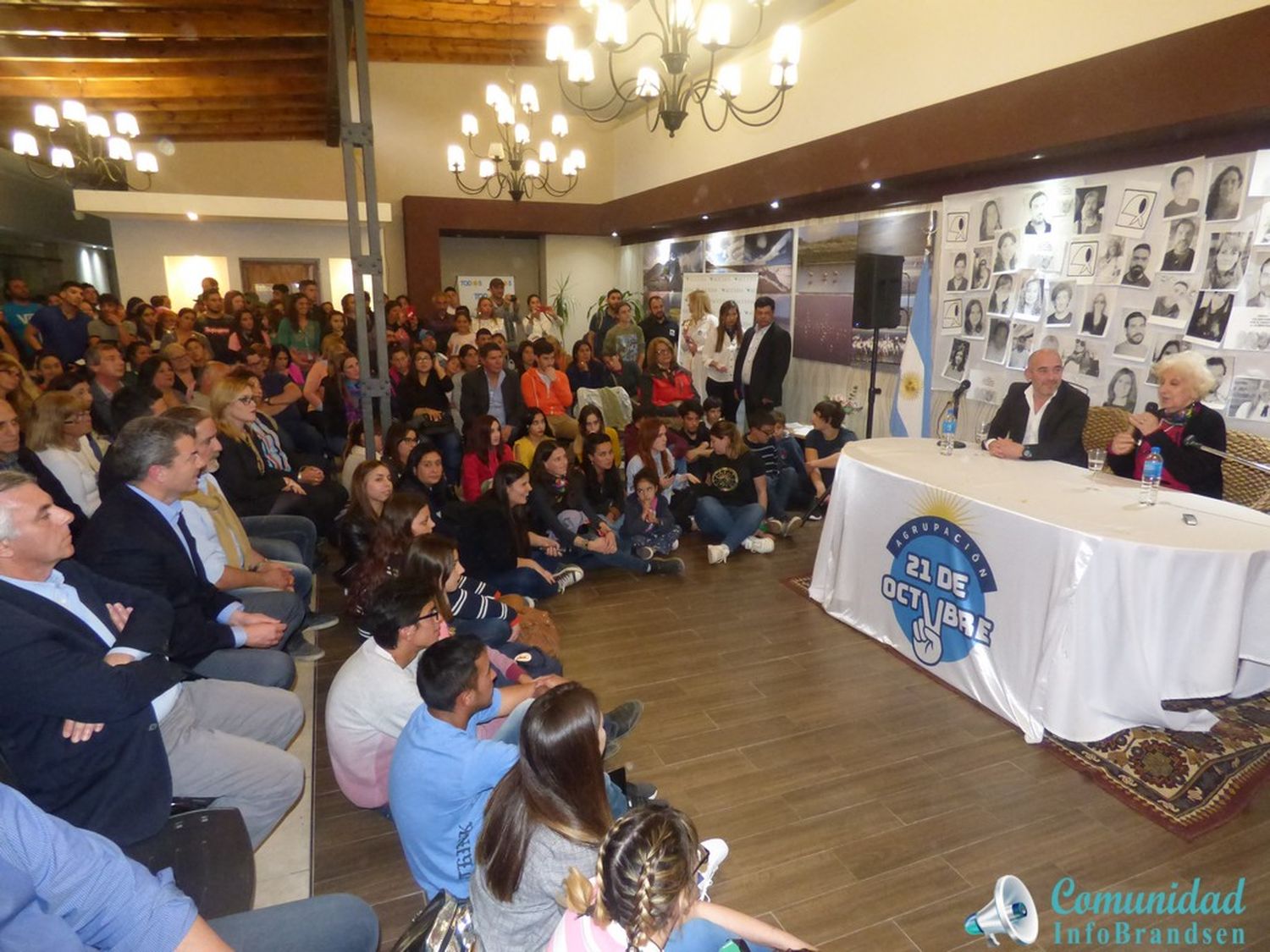 Estela de Carlotto en Brandsen: "La fórmula Fernández va a cumplir las promesas"