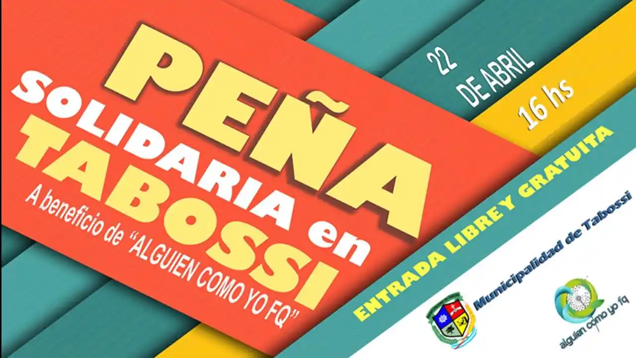 Peña solidaria en Tabossi
