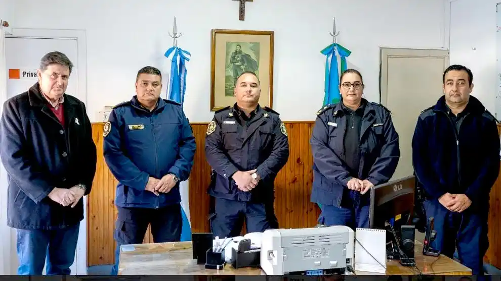 Cambio de mando en la Policía Comunal de San Cayetano