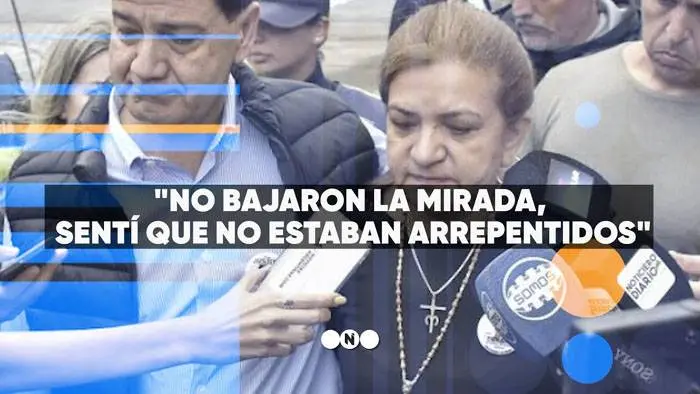 No bajaron la mirada, sentí que no estaban arrepentidos
