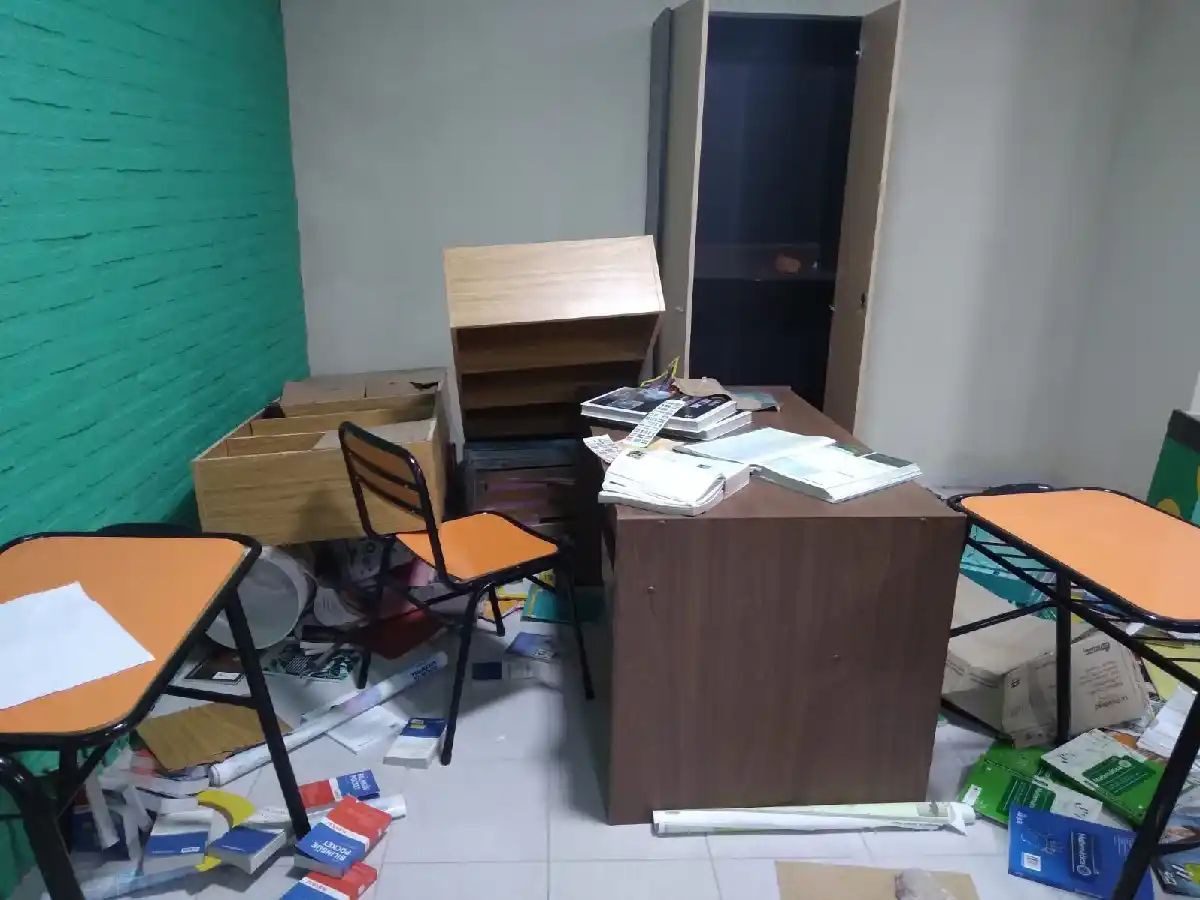 Escuela de Estación Frontera volvió a sufrir el vandalismo y no pudo dictar clases 