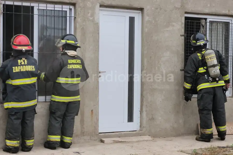 La casa en la que se produjo el incendio