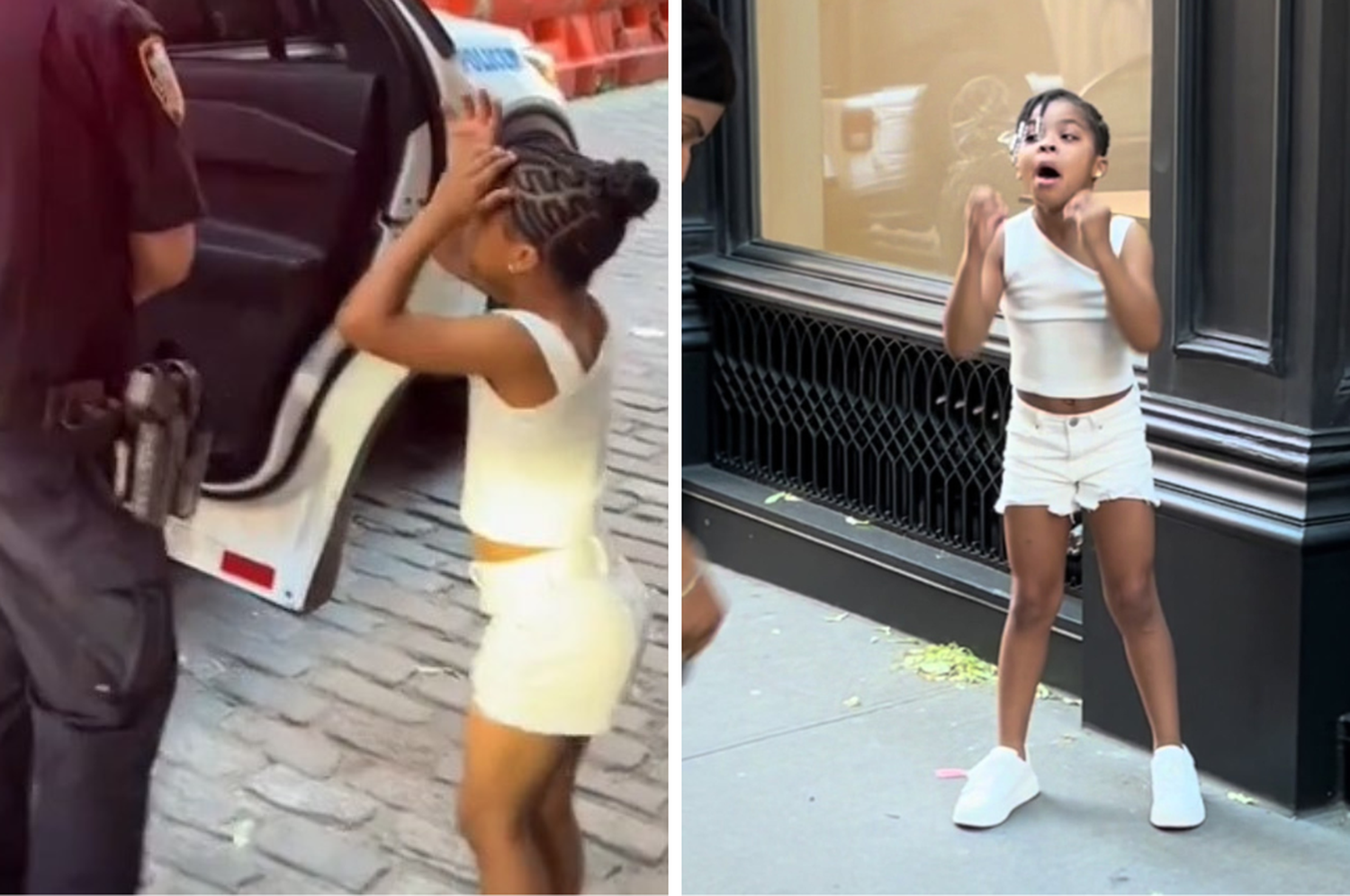 La reacción de la niña se volvió viral