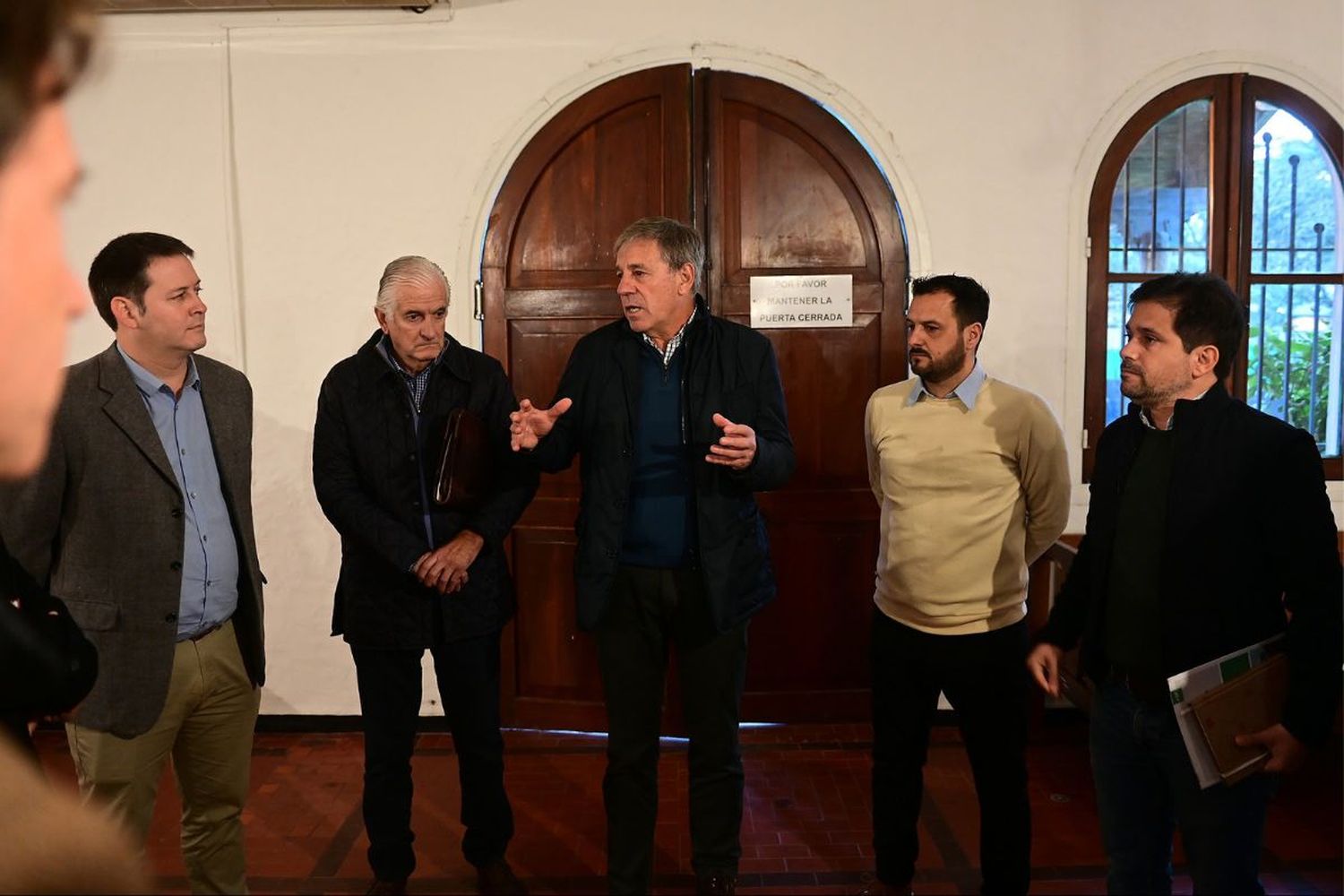 Jatón encabezó, junto a su equipo de trabajo, un nuevo encuentro con los integrantes de la Mesa de Entidades Productivas