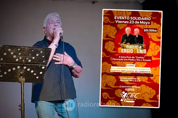 "Queremos que sea una noche inolvidable": gran tributo a Sergio Denis para ayudar a la parroquia San Pedro y Cáritas