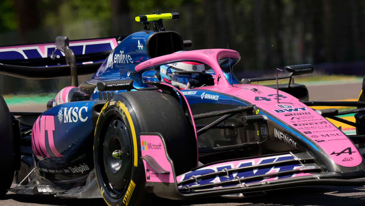 Franco Colapinto culminó la primera práctica del GP de Imola en su debut con Alpine: cómo le fue