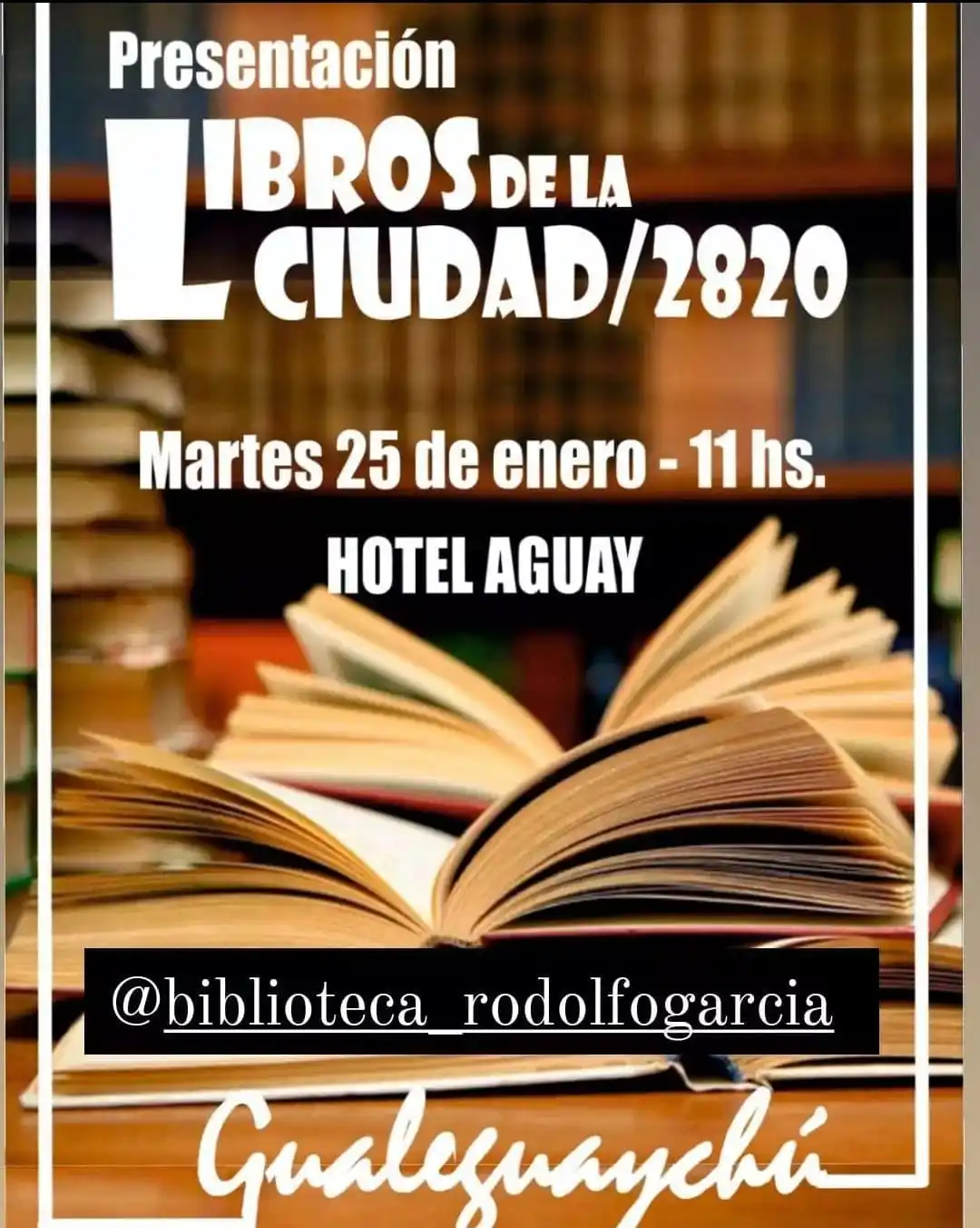 Presentan “Libros de la Ciudad / 2820”
