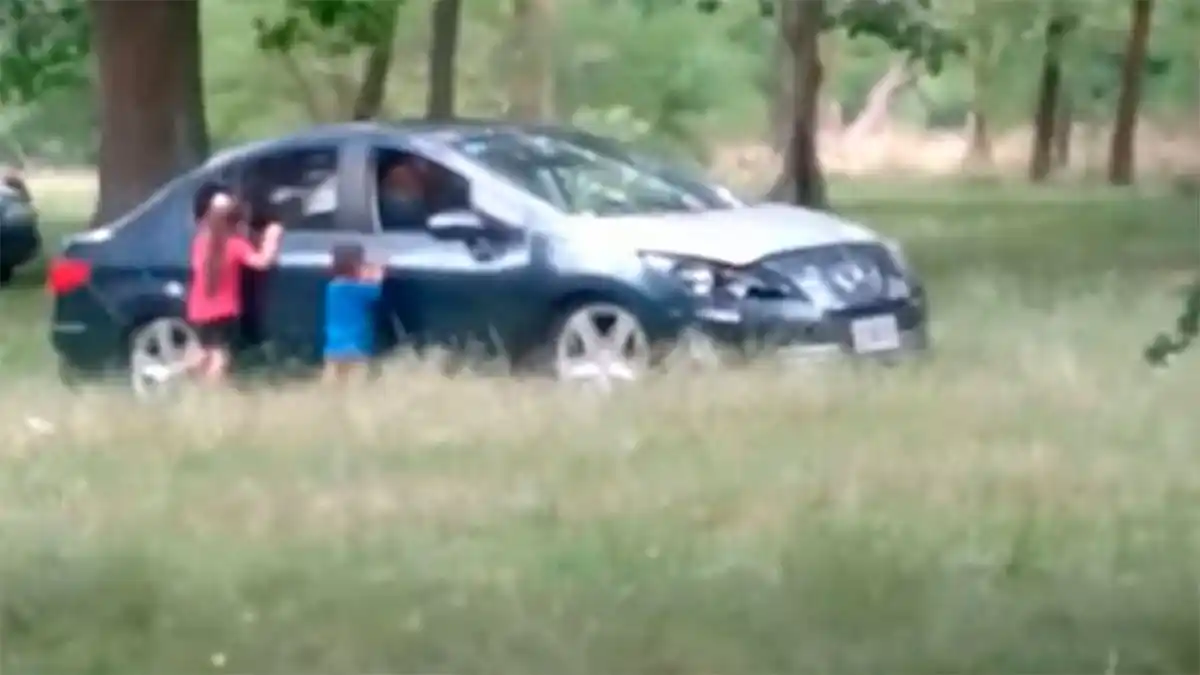 Denunciaron a una pareja por bajar a sus hijos del auto para tener sexo en el Parque Pereyra Iraola