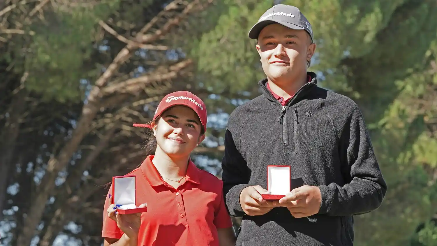 Umma Deprez y Fermín Guerendiain, ganadores del 35° Putter de Oro Junior