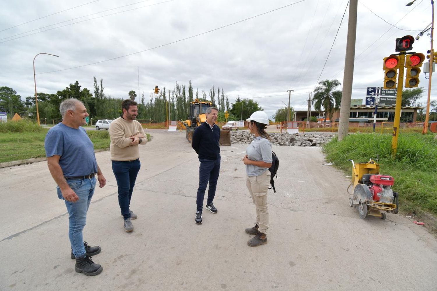 Las obras comenzaron sobre calle San Lorenzo