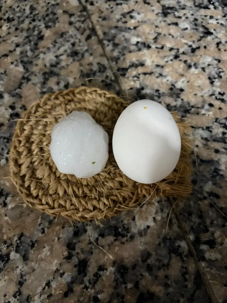 Granizo del tamaño de un huevo: así se vivió la tormenta en Rafaela y la región