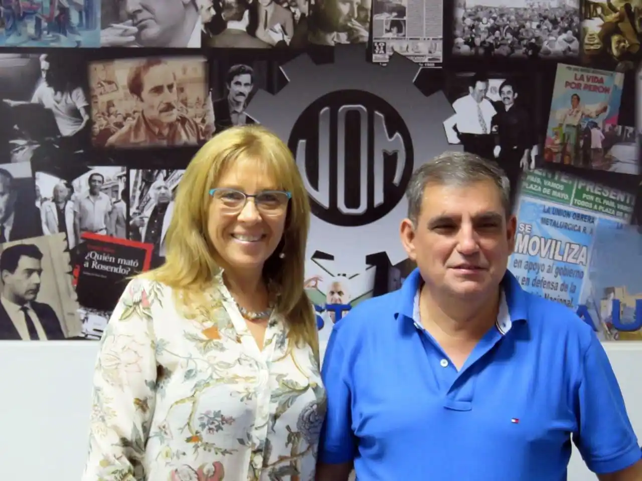 Giaccone se reunió con Antonio Donello de UOM Rosario.