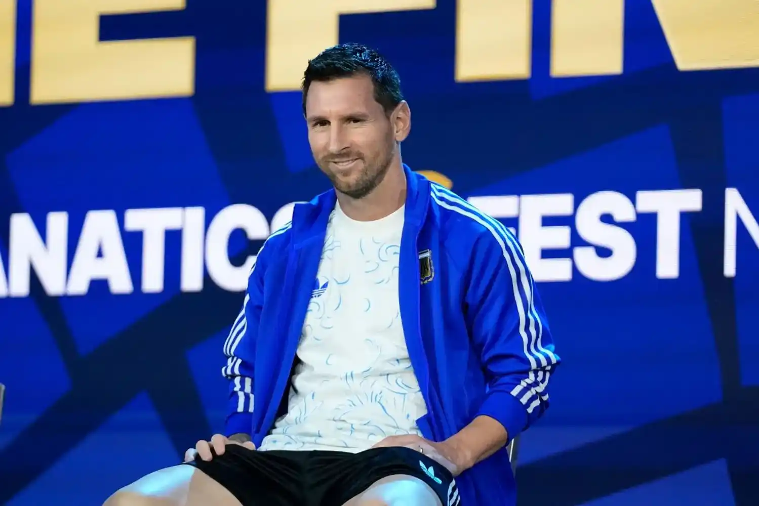 Lionel Messi durante la conferencia de prensa previo a la gran final del Mundial 2026.