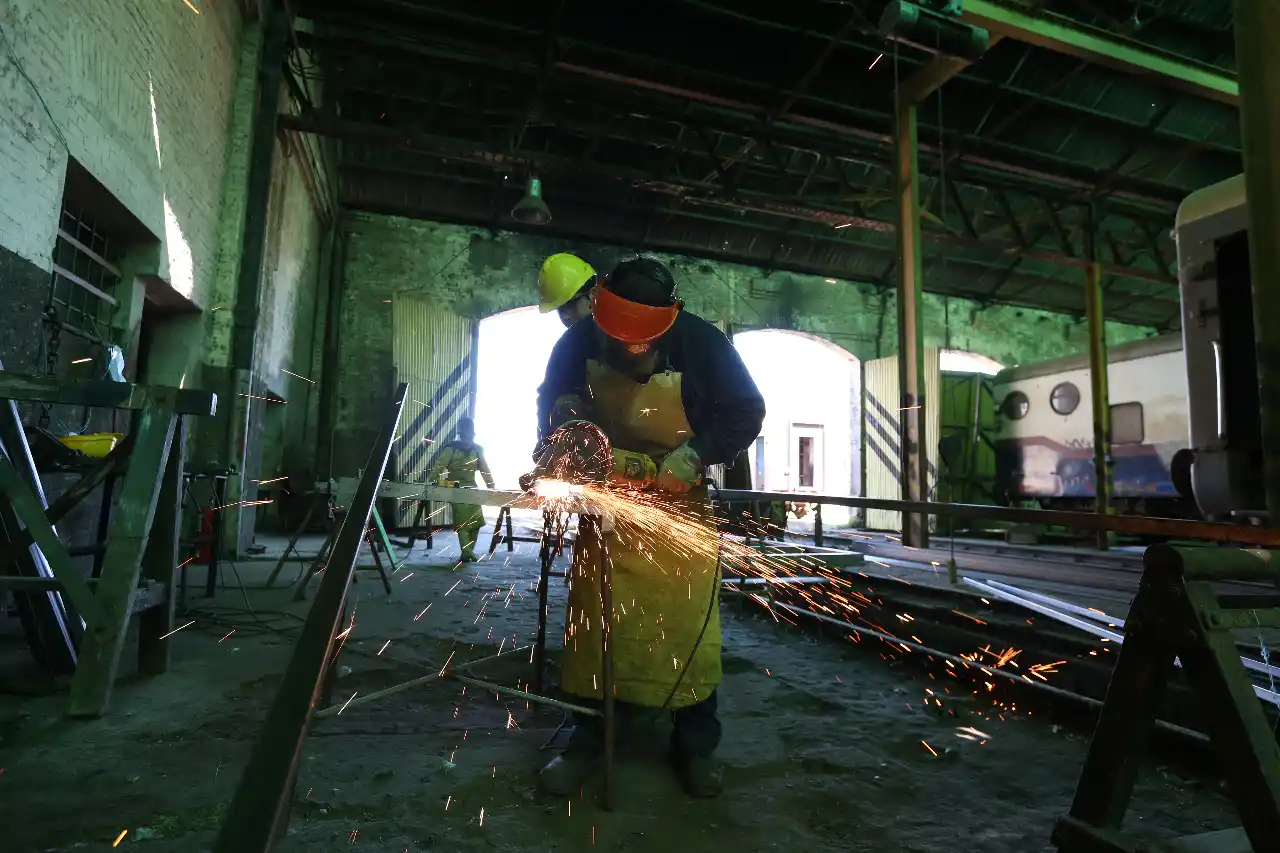 Avanza la puesta en valor del Taller Ferroviario Mechita en Bragado
