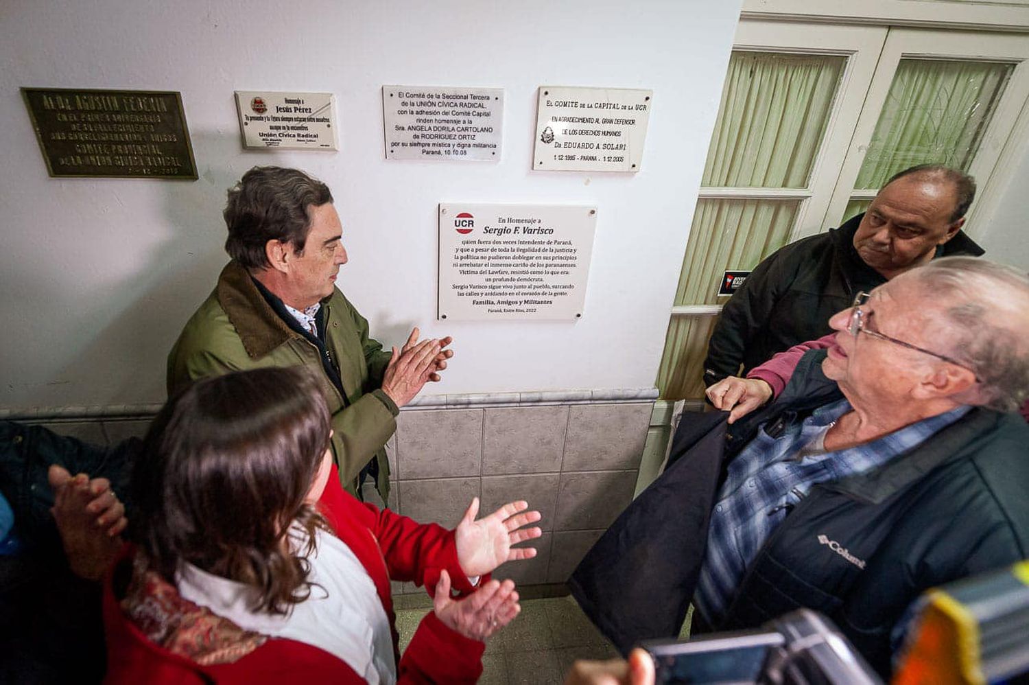 En un emotivo acto, la UCR homenajeó a Sergio Varisco