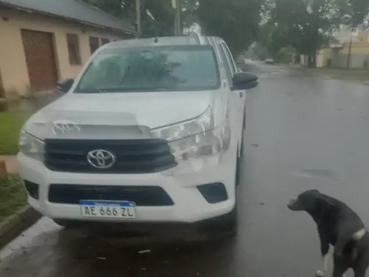 El vehículo robado.