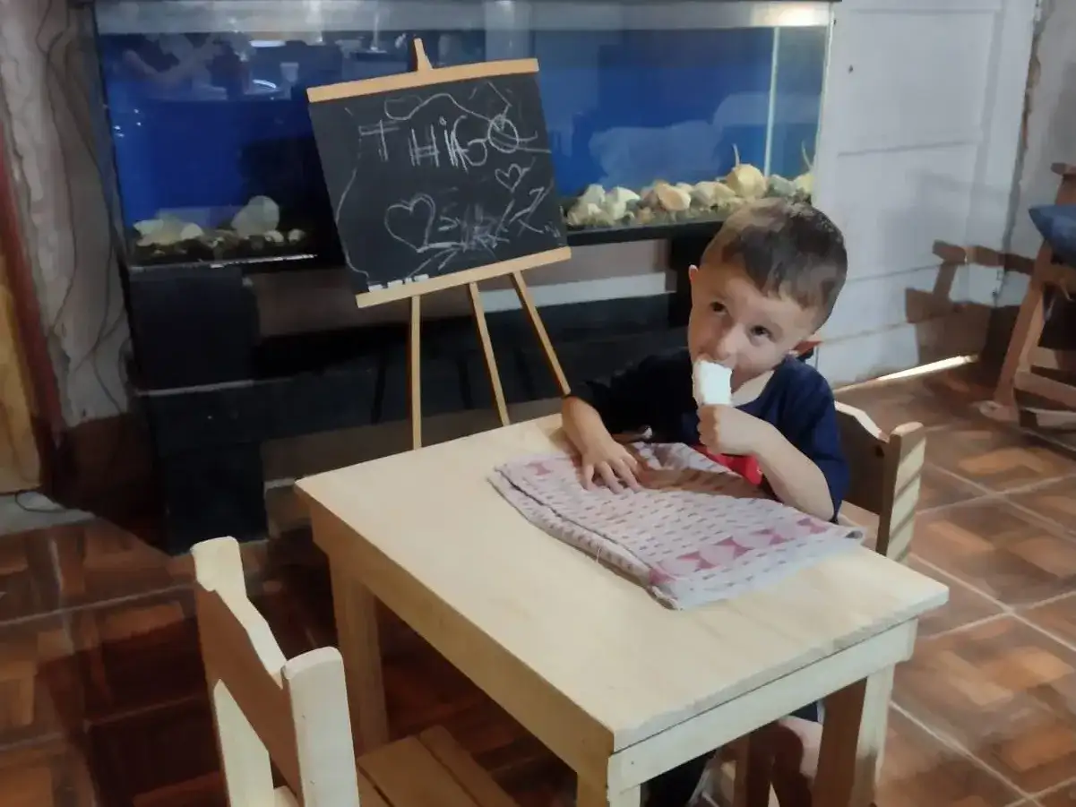 Thiago, antes del choque ocurrido en 2023.