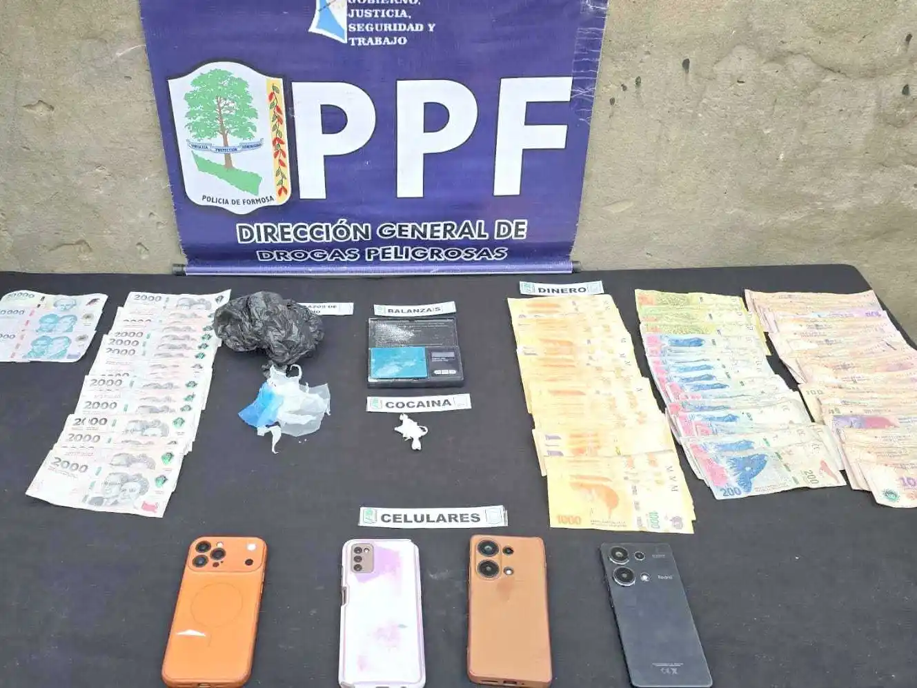 Desarticularon centros de venta de
drogas en El Palomar y Santa Rosa