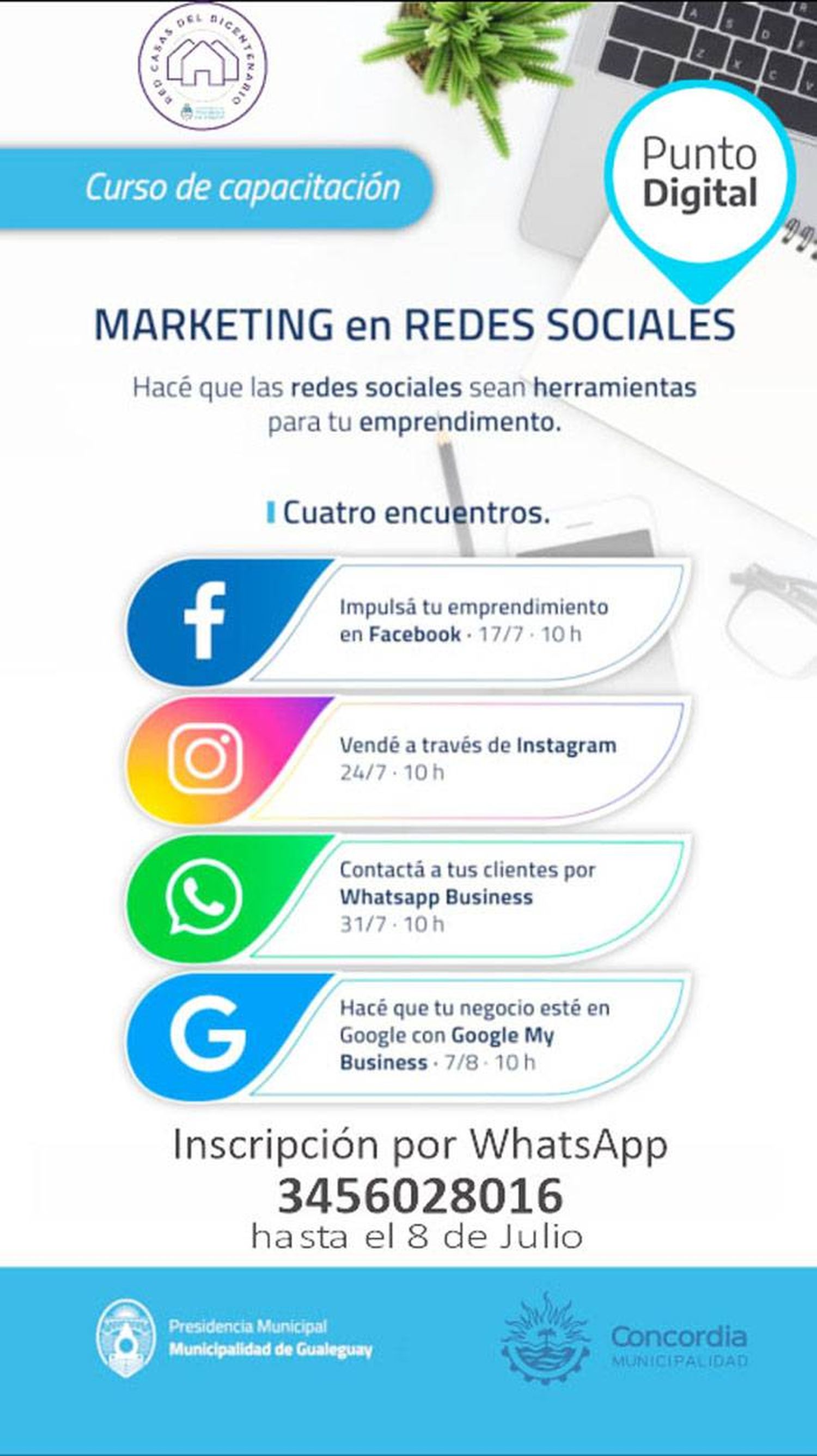 Marketing Online para emprendedores en casa del bicentenario