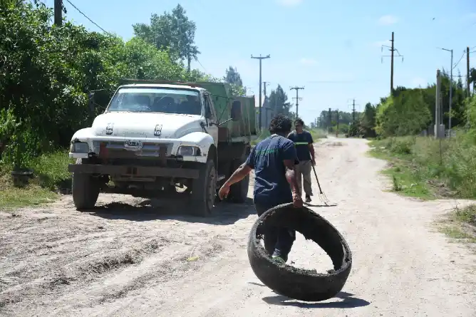 El Porteño: Higiene Urbana realizó la limpieza del descacharrado