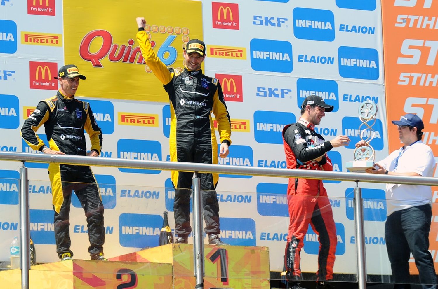 Ardusso ratificó su dominio y Pernía lo escoltó en Termas