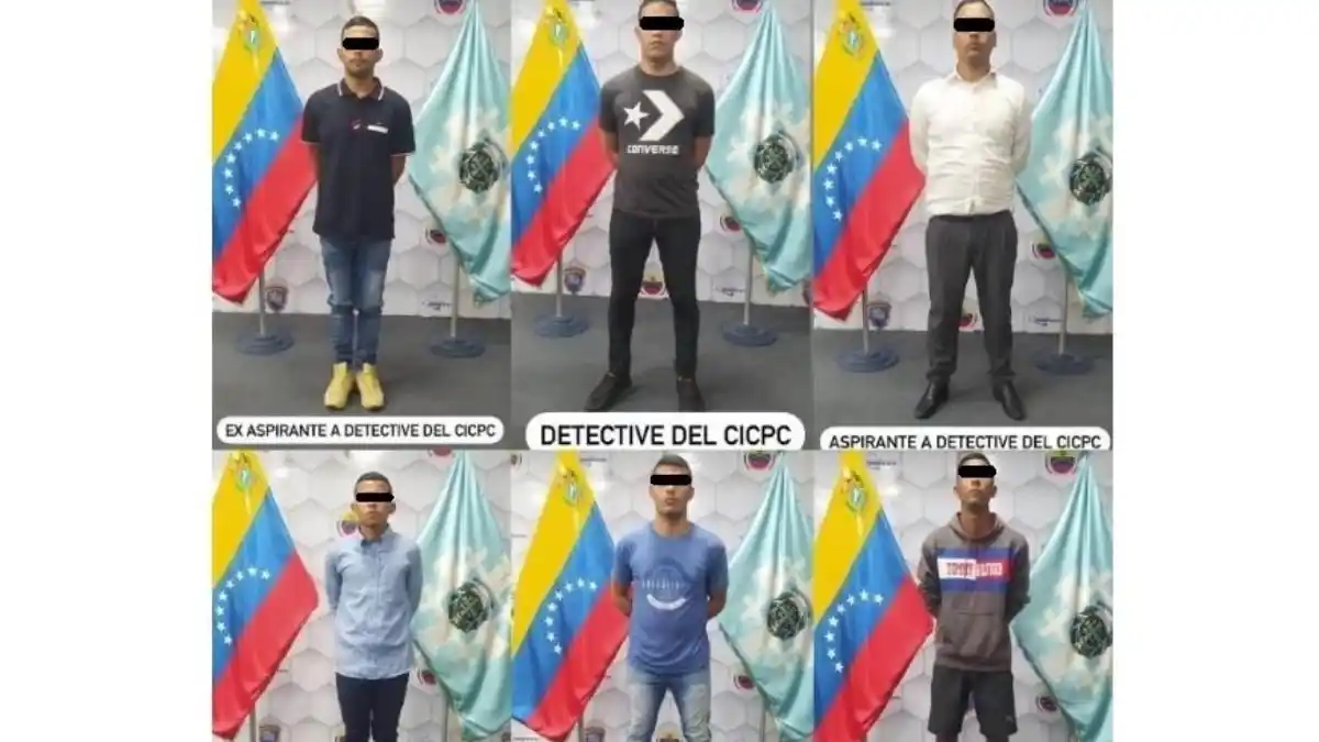 CAPTURARON A 6 POLICHOROS del CICPC y la PNB en Lara, y están tras la pista de otros dos