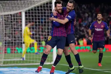 Messi convirtió un gol en el triunfo de Barcelona ante Leganés