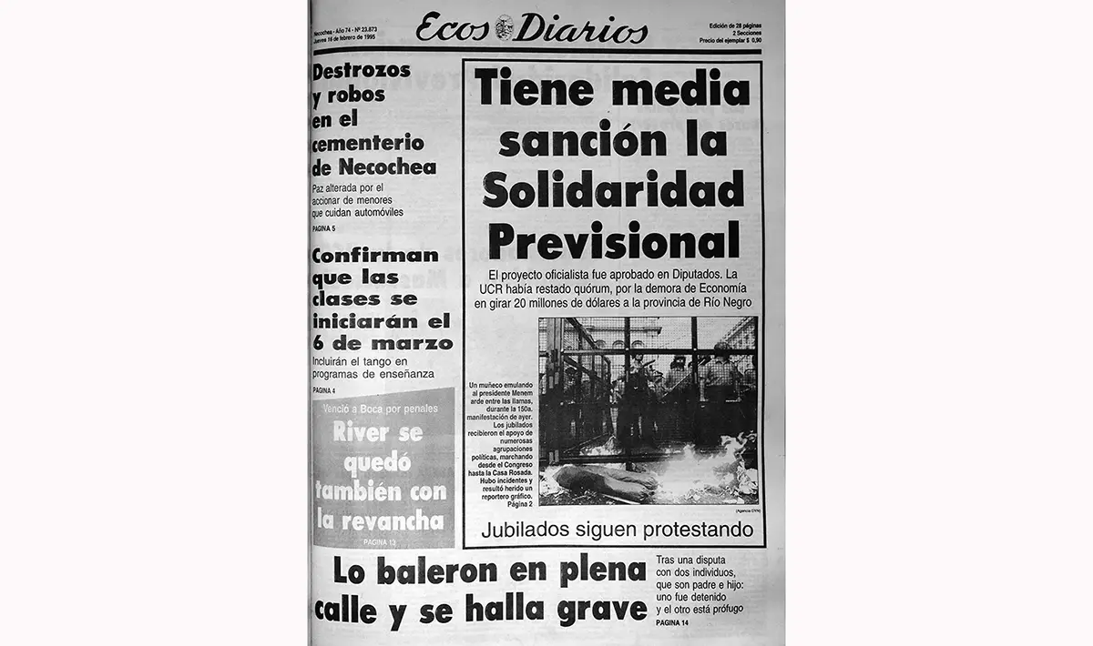 Jueves 16 de febrero de 1995