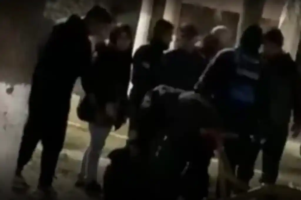 El momento del accidente