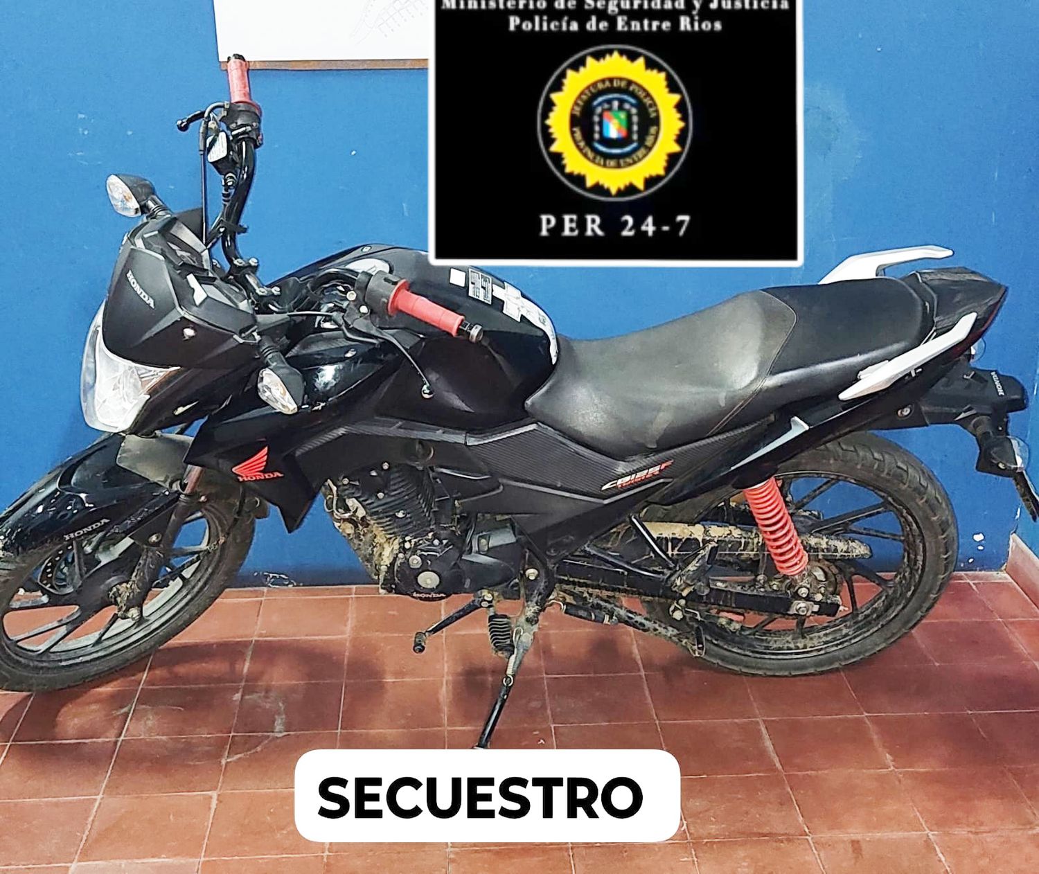 Secuestraron una motocicleta por irregularidades en la documentación