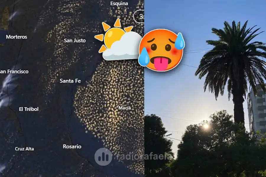 Comienza una semana calurosa para Rafaela y la región con máximas rozando los 40°C