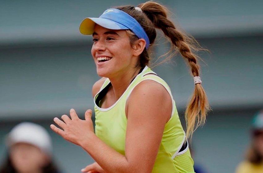 Solana Sierra: "Estoy haciendo un buen trabajo con mi derecha y mejorando físicamente"