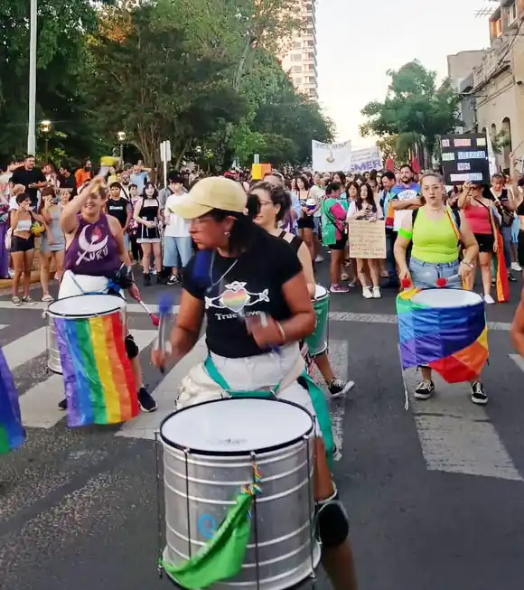 Marcha del Orgullo Antifascista y Antirracista en Concordia