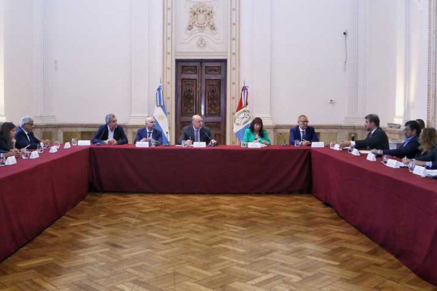 Perotti y Javkin se reunieron con jueces y fiscales provinciales y federales