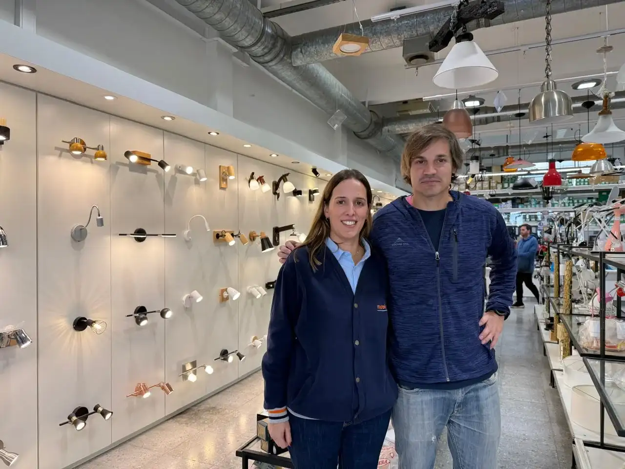Catalina y Joaquín Fernández, representantes de la tercera generación al frente de Matelec.