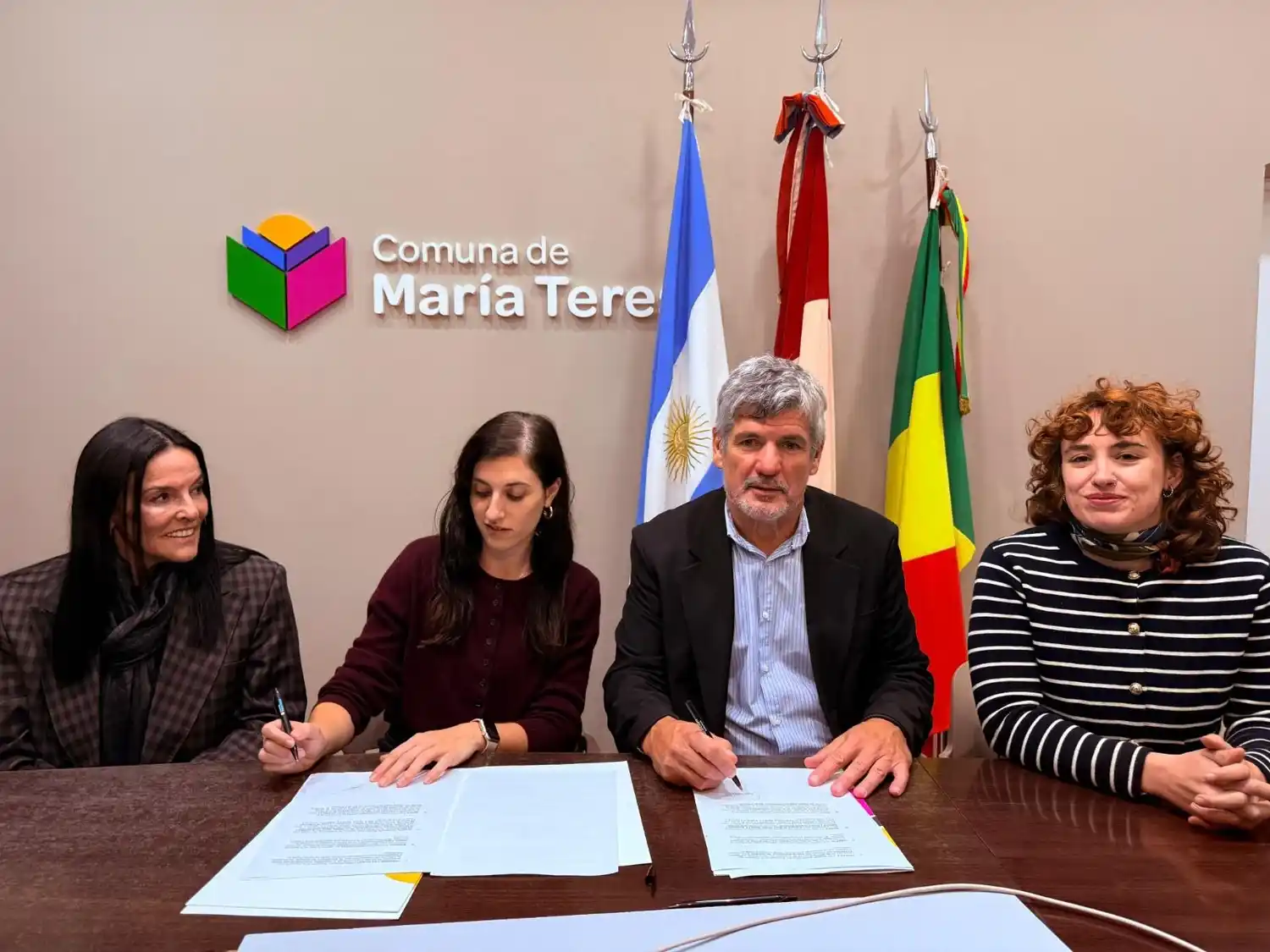 Gran avance para María Teresa.