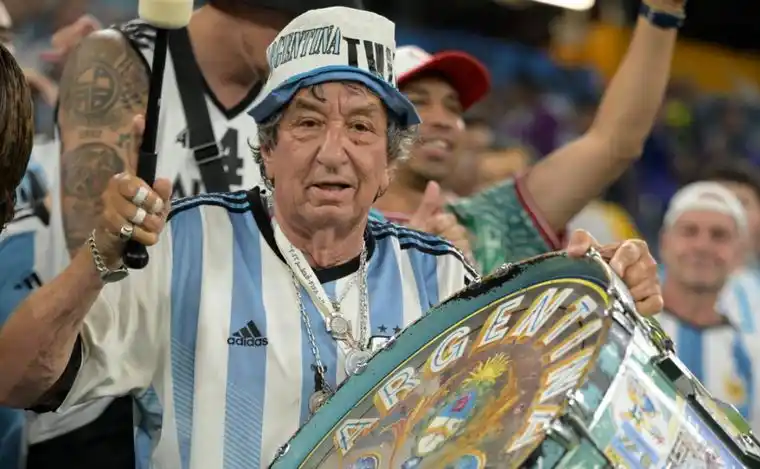 "Tula" era el hincha más famoso de la Argentina