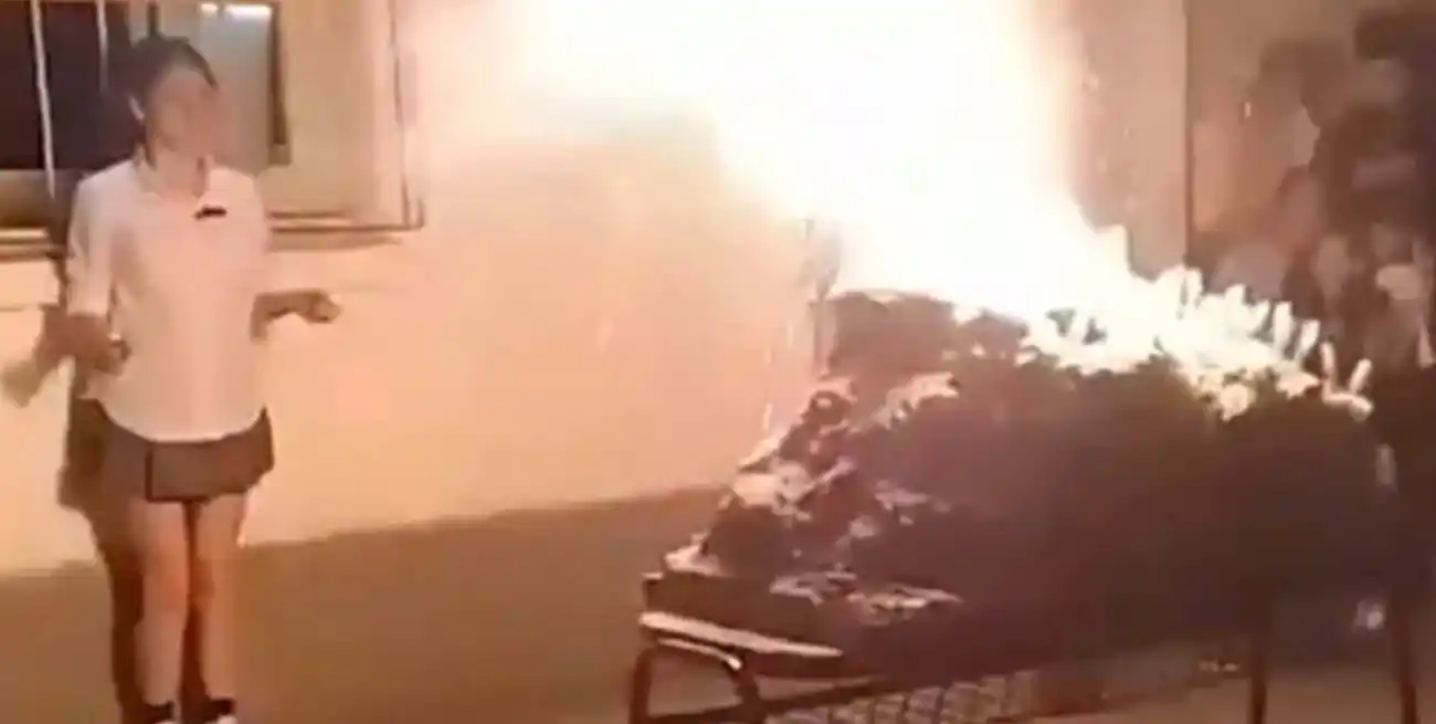 La feria de ciencias en Pergamino se vio interrumpida por una explosión.