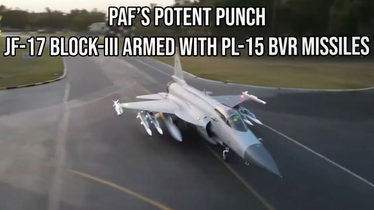 Con la adopción de los misiles PL-15, los JF-17 Block III de la PAF amplían significativamente su alcance de derribo.