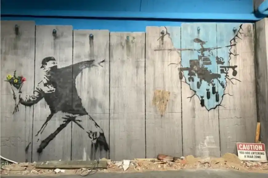 Bansky murales Londres