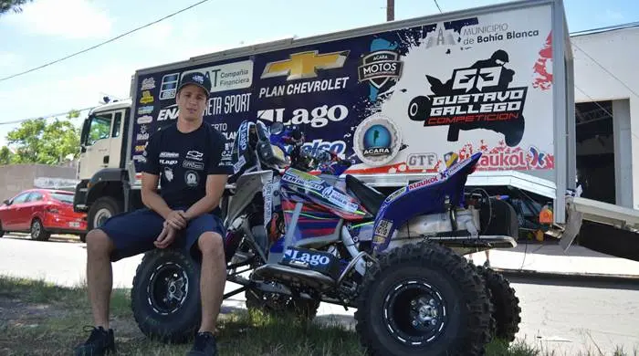 Gustavo Gallego, el bahiense que correrá el Rally Dakar 2018: “Significa un orgullo muy grande”