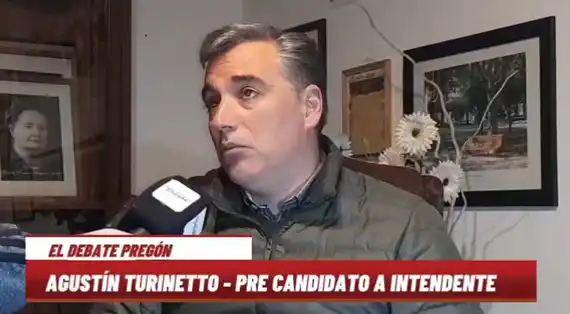 Agustín Turinetto pre candidato a intendente